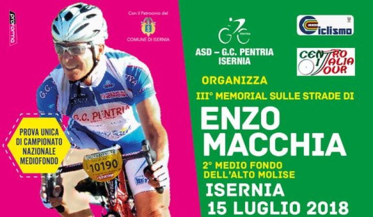 Ciclismo, domenica a Isernia il terzo memorial dedicato a Enzo Macchia