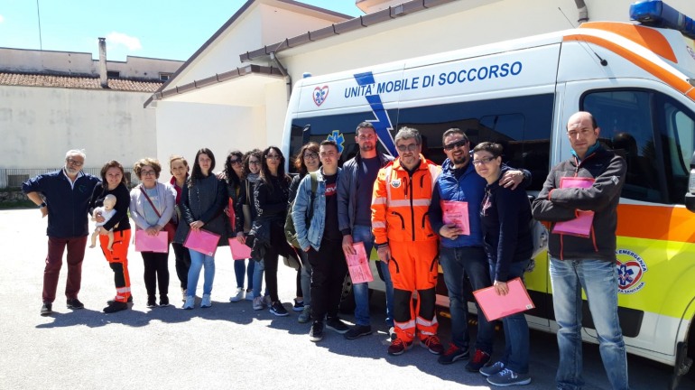 ‘Pentria Emergenza’ forma 20 operatori di Blsd a Cantalupo nel Sannio, presto i corsi anche in Abruzzo