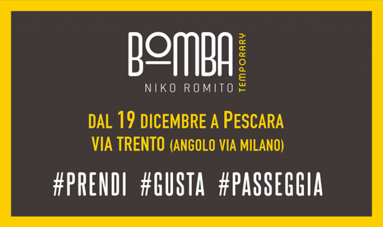 Bomba Niko Romito apre nel cuore di Pescara: lo street food d’autore profondamente italiano
