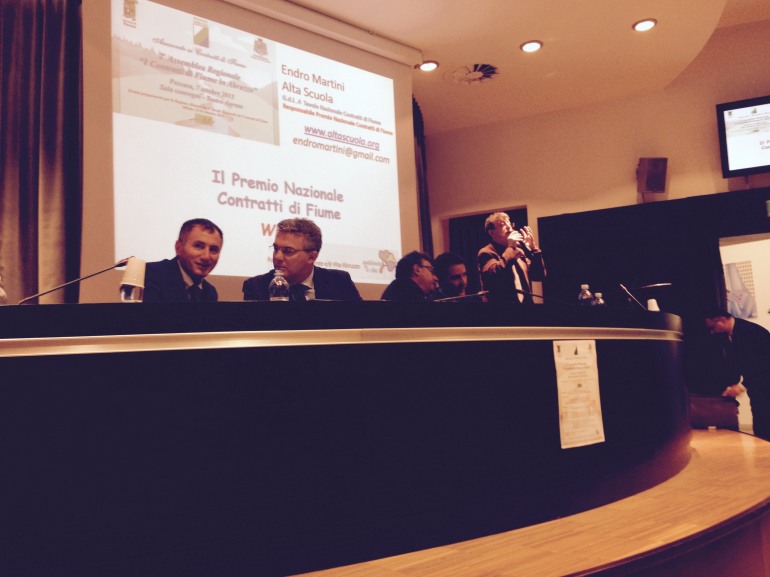 Assenti gli amministratori sangrini all’assemblea regionale sui contratti di fiume