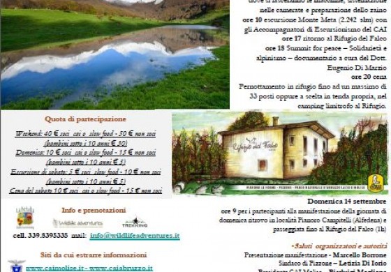 I Gruppi regionali CAI di Abruzzo e Molise organizzano "Rifugi aperti del Mediterraneo"