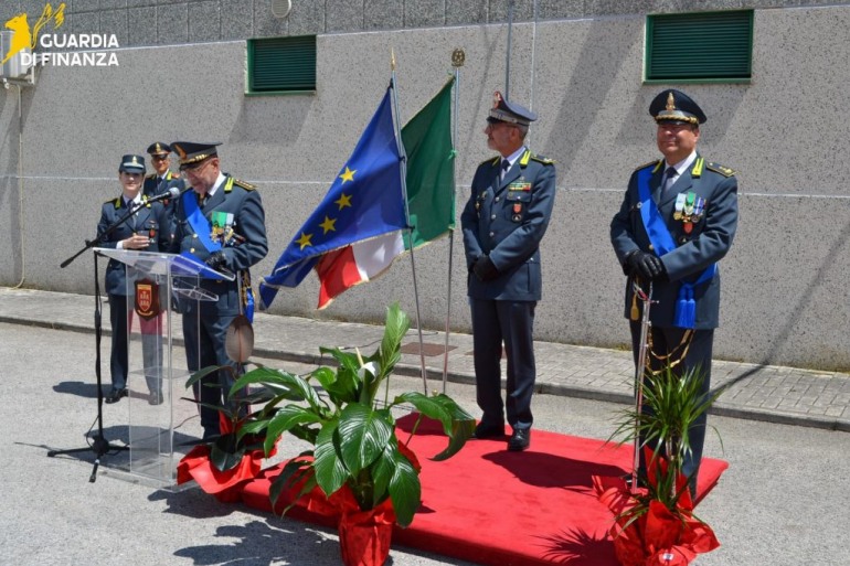 Guardia di Finanza Isernia: avvicendamento al comando, il Colonnello Tuosto lascia dopo 3 anni