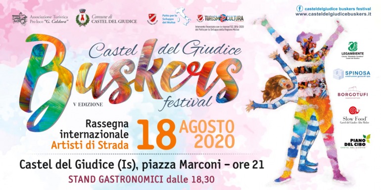 Arte di strada e meraviglie per il Casteldelgiudice Buskers Festival: martedì 18 agosto