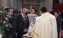 Castel di Sangro, auguri agli sposi Davide e Cristina