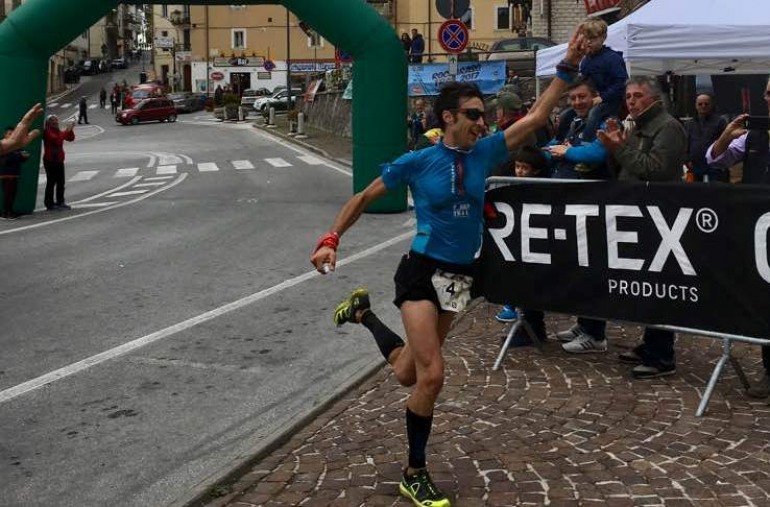 Roccaraso trail 2017, atleti sangrini sugli allori: Di Sante taglia il traguardo in prima posizione