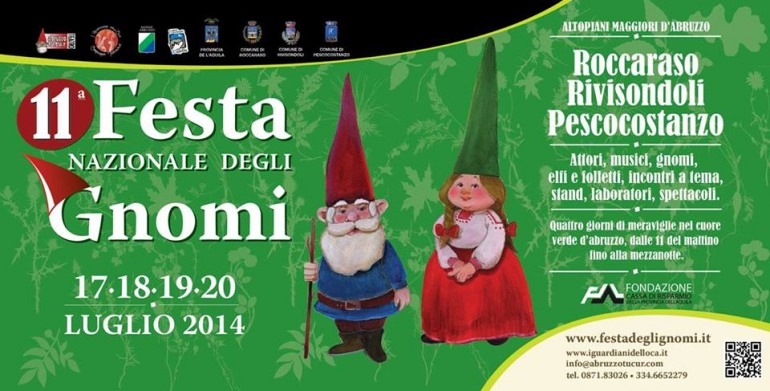 Festa nazionale degli Gnomi a Roccaraso, Rivisondoli e Pescocostanzo. Il programma