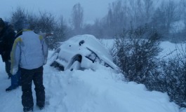 Emergenza neve Alto Sangro - Vigili del Fuoco in azione tra ss 17 e sp 84