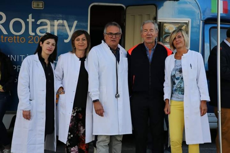 Screening cardiologico, successo per l’iniziativa del Rotary Club di Agnone. Bertolaso: “Questo è il vero volontariato”