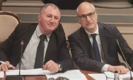 Fabrizio Curcio a Castel di Sangro per i 40 anni dal terremoto. Conferimento della civica onorificenza