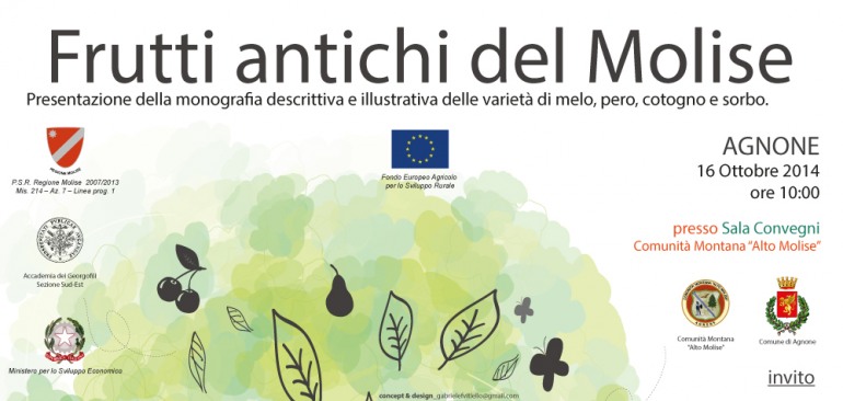 “Frutti antichi del Molise” la presentazione in Agnone