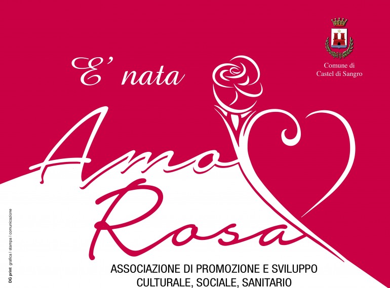 Castel di Sangro, un cuore rosa per l’Alto Sangro