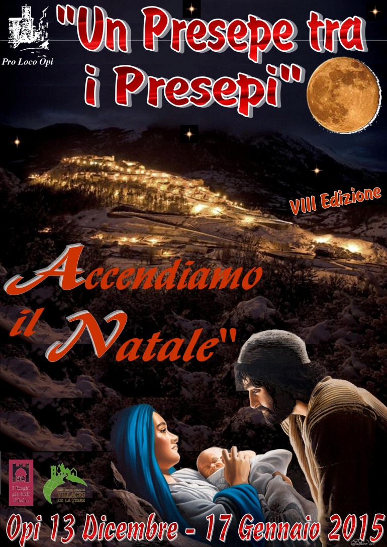 Opi, presepe tra i presepi: inaugurazione 13 dicembre