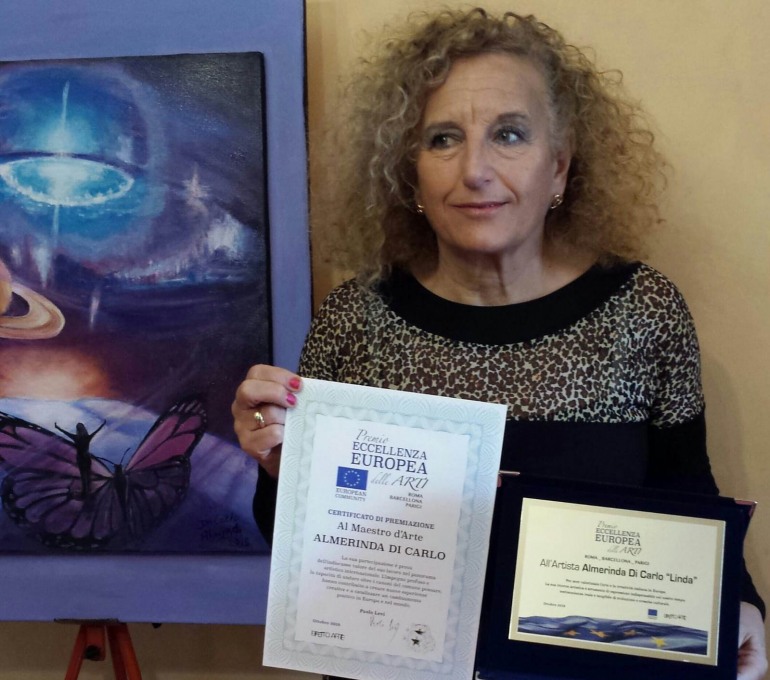 Castel di Sangro, Almerinda Di Carlo lascia il segno al ‘Premio eccellenza europea’