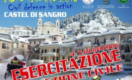 Castel di Sangro, esercitazione di protezione civile