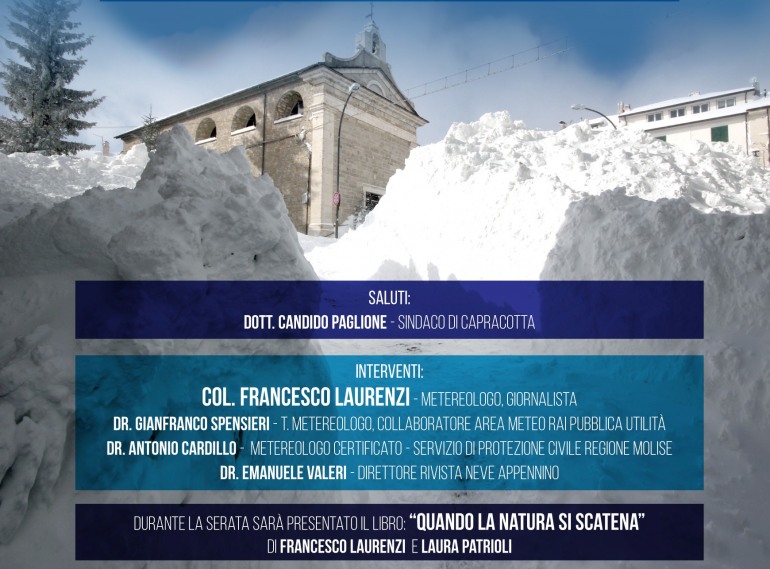 Capracotta, studio e curiosità sulla meteorologia con gli esperti: giovedì 27 dicembre