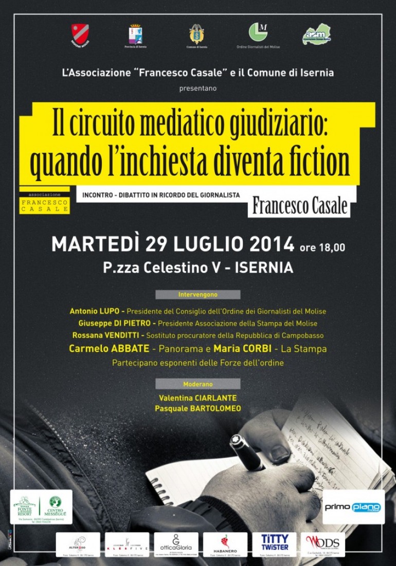 Isernia, penne prestigiose al convegno organizzato dall’Associazione “Francesco Casale”