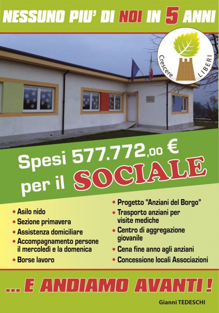 Fornelli,  Comune che investe sul sociale