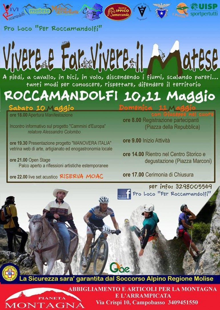 A Roccamandolfi weekend per “Vivere e far vivere il Matese”