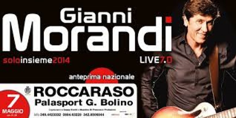Gianni Morandi a Roccaraso, corsa al biglietto per il concerto Solo insieme 2014