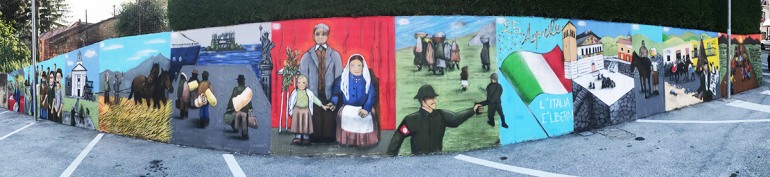 La storia di Ateleta su un murales: la singolare iniziativa della Pro Loco