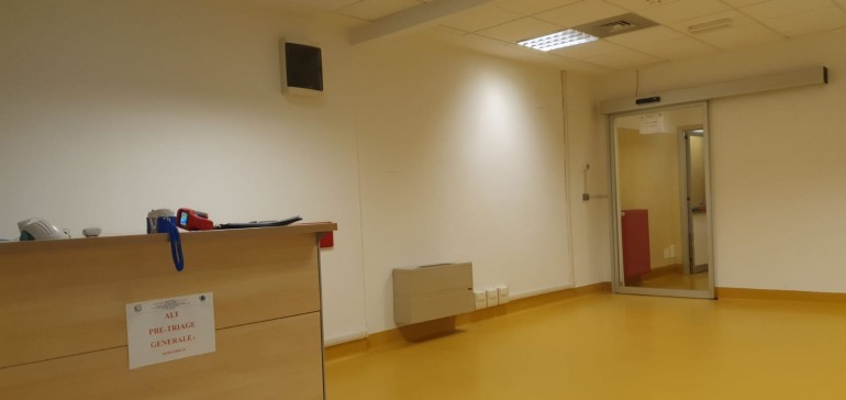 Potenziato l’Ospedale San Salvatore di L’Aquila, quattro stanze per l’isolamento dei pazienti Covid