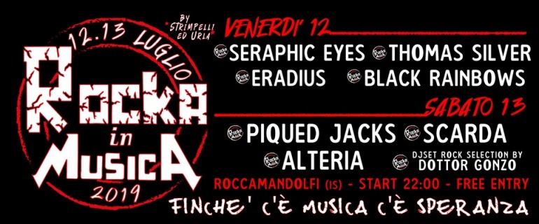 Roccamandolfi spalanca le porte al festival matesino ‘Rocka in Musica’: 12 e 13 luglio