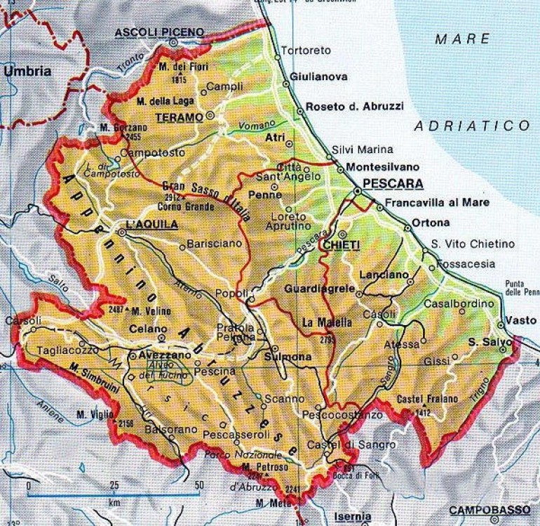 Coronavirus Abruzzo, in provincia dell’Aquila 19 casi positivi