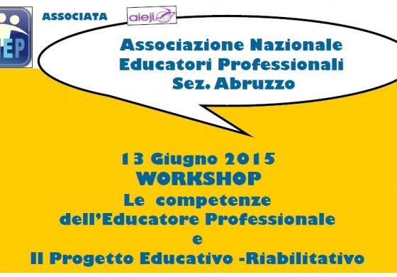 Anep, workshop a Castel di Sangro: L'Educatore Professionale e il progetto educativo-riabilitativo