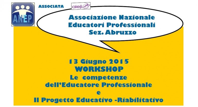 Anep, workshop a Castel di Sangro: L’Educatore Professionale e il progetto educativo-riabilitativo