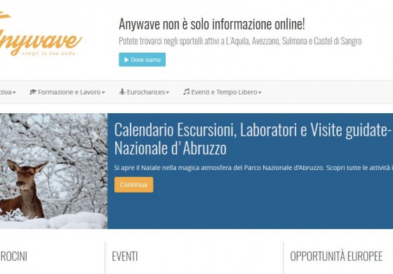 Castel di Sangro, presentazione del progetto "Anywawe"