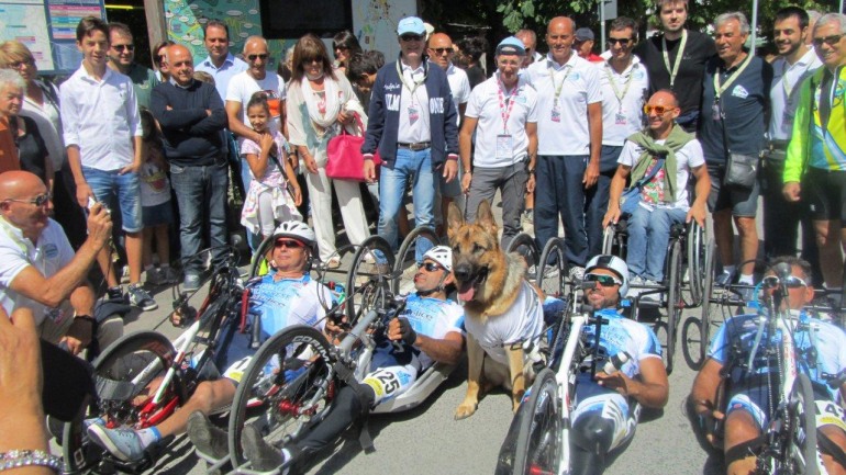 Castel di Sangro abbraccia gli atleti del ‘Handbike’