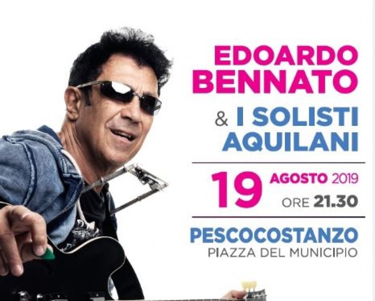 Edoardo Bennato ed i Solisti Aquilani, concerto a Pescocostanzo stasera ore 21.30