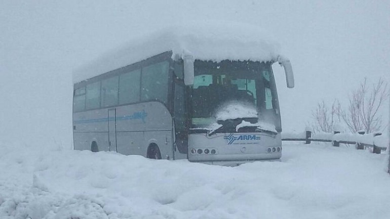 Viabilità, sospese corse T.U.A. da Val di Sangro a Castel di Sangro