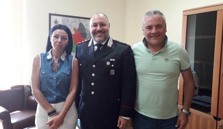 Carabinieri Castel di Sangro, il comandante Fabio Castagna riceve i giornalisti dell’Alto Sangro