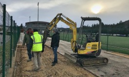 Castel Di Sangro calcio: tribune coperte al "Campo D", iniziano i lavori di adeguamento
