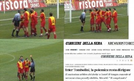 16 anni fa la data più importante del calcio sangrino. L'arbitro Tombolini guastò la festa al Castello