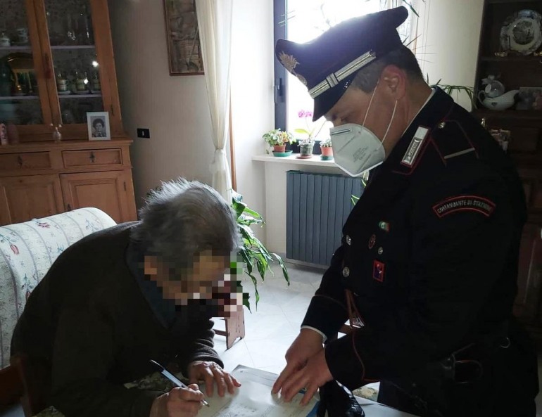 Alto Molise, i carabinieri in aiuto degli anziani