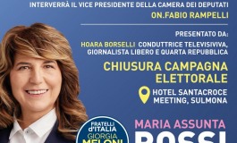 Chiusura della Campagna Elettorale di Maria Assunta Rossi: Un Appuntamento Imperdibile a Sulmona