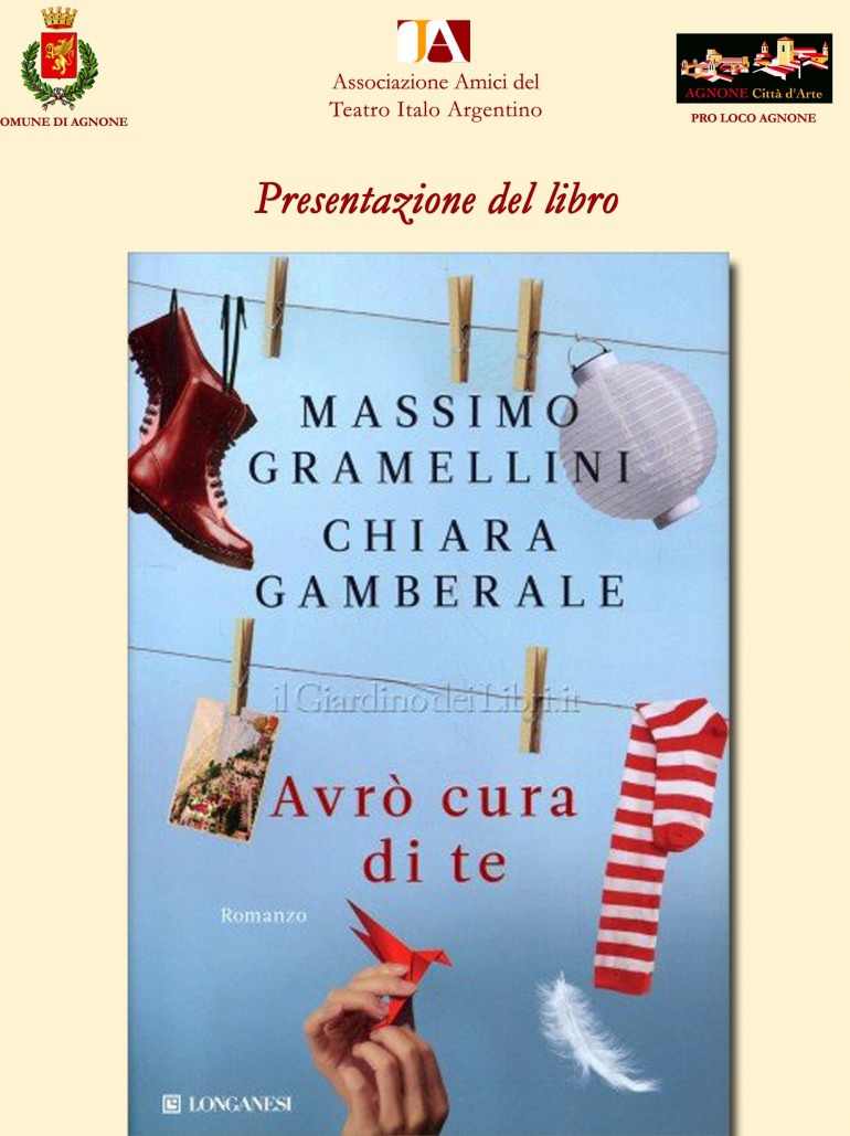 Agnone, ‘Avrò cura di te’ presentazione del libro di Chiara Gamberale