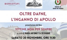Convegno a Borgotufi: "Oltre Dafne, l'inganno di Apollo" riflessioni sui femminicidi