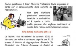 Castel di Sangro, inizia a gennaio il corso per diventare Radioamatore