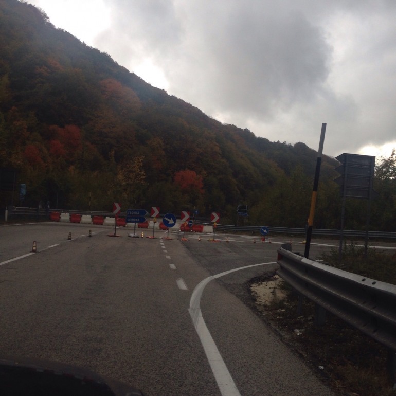 Sulmona – Castel di Sangro,  blocco totale della  SS 17:  lavori sui viadotti