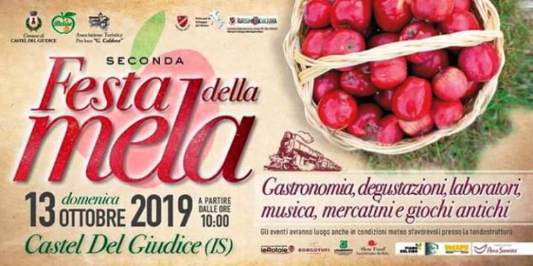 Castel del Giudice, ad ottobre la festa della mela