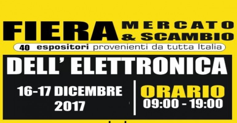 Campobasso, fiera – mercato dell’elettronica a Selvapiana