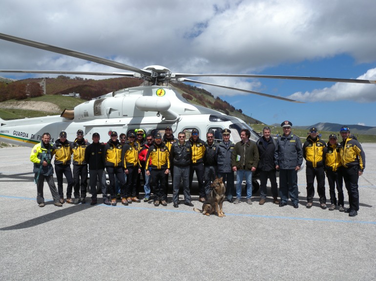 Roccaraso, soccorso alpino: esercitazione Guardia di Finanza