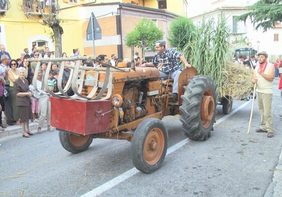 Sfilata dei carri allegorici a Frosolone, turisti da tutta Italia