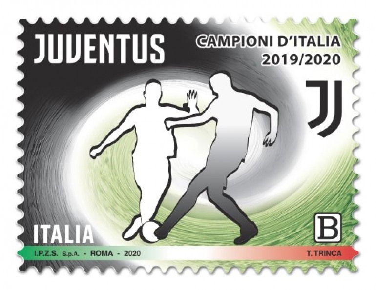 Juventus, Poste Italiane emette un francobollo celebrativo per i Campioni d’Italia
