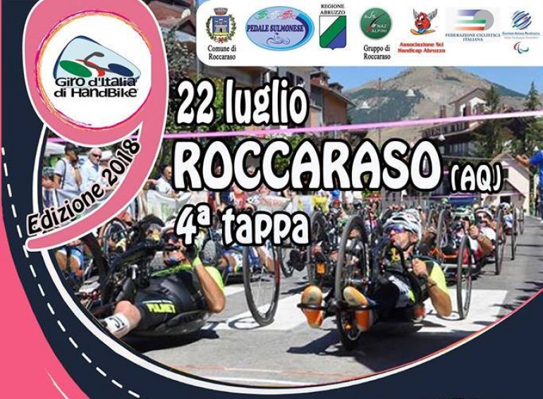 Handbike, 4^ tappa del giro d’Italia a Roccaraso