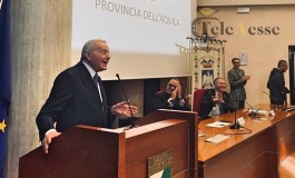 Gianni Letta riceve la benemerenza dalla Provincia dell'Aquila