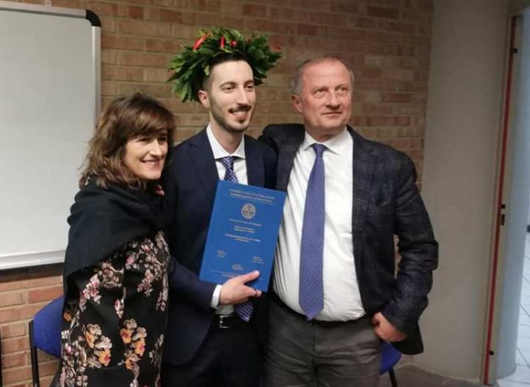 Laurea con lode in scienze e tecnologie agrarie per Giorgio Paglione